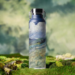 Landscape Vincent Van Gogh Vintage Art Monogrammed Water Bottle<br><div class="desc">Create your own custom, personalised, elegant faux gold typography script, classy black, spill-proof, stainless steel, condensation-resistant exterior, monogrammed matte black durable double-wall Thor Copper Vacuum Insulated Bottle that keeps beverages hot for 12 hours or cold for 48 hours, featuring a beautiful masterpiece colourful detailed intricate vintage oil on canvas painting,...</div>