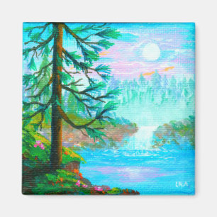 Landscape Waterfall Creationarts Magnet