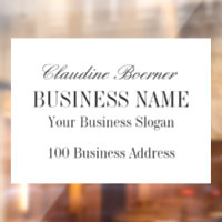 Landscape Window Decal Clings Business Home