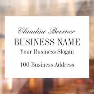 Landscape Window Decal Clings Business Home