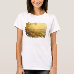 Landscape with a Birdcatcher (oil on panel) T-Shirt