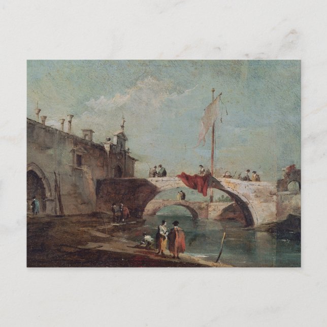 Landscape with a Canal Postcard (Front)