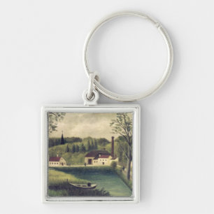 Landscape with a Fisherman, after 1886 Key Ring