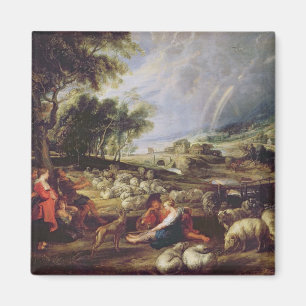 Landscape with a Rainbow Magnet