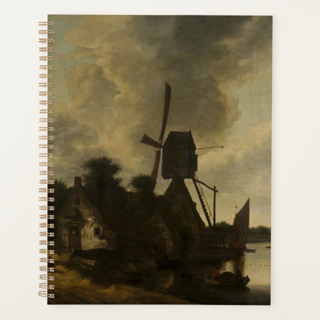Landscape with a Windmill – Salomon Rombouts Planner (Front)