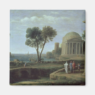 Landscape with Aeneas at Delos, 1672 Magnet