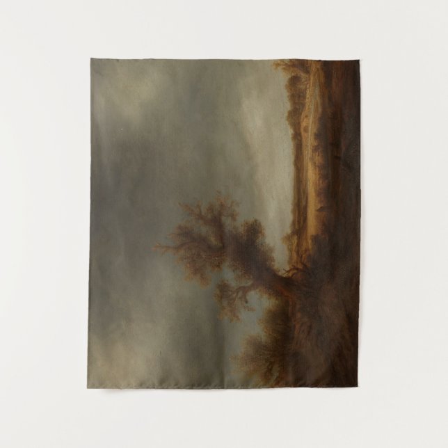 Landscape with an old oak, Adriaen van Ostade, Can Tapestry (Front)