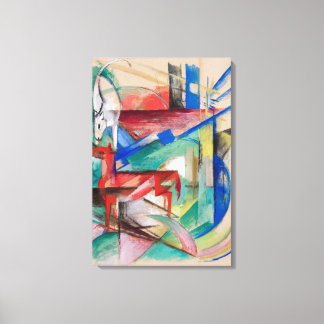 Landscape with Animals Canvas Print