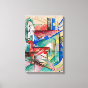 Landscape with Animals Canvas Print