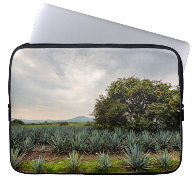 Landscape With Blue Agave Laptop Sleeve (Front)
