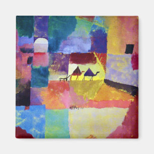 Landscape with Camels, Paul Klee Magnet