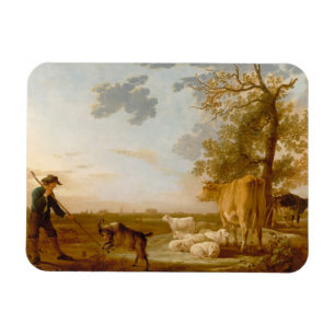 Landscape with cattle Aelbert Cuyp Magnet