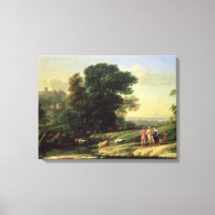 Landscape with Cephalus Canvas Print