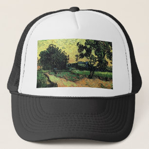 Landscape with Chateau of Auvers Trucker Hat