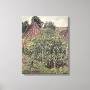 Landscape with Cottage Roofs, 1899 Canvas Print