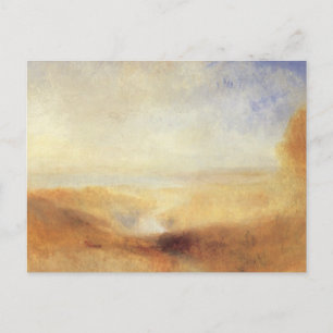 Landscape with Distant River Bay by Joseph Turner Postcard