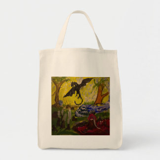 Landscape with Dragon by Genevieve & John Tote Bag