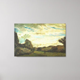 Landscape with Dunes, Vincent van Gogh,1883 Canvas Print