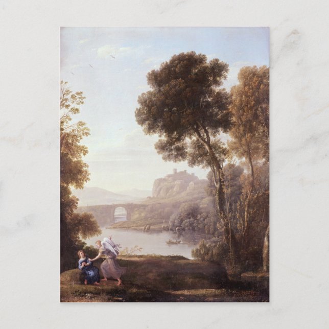 Landscape with Hagar and the Angel, 1646 Postcard (Front)