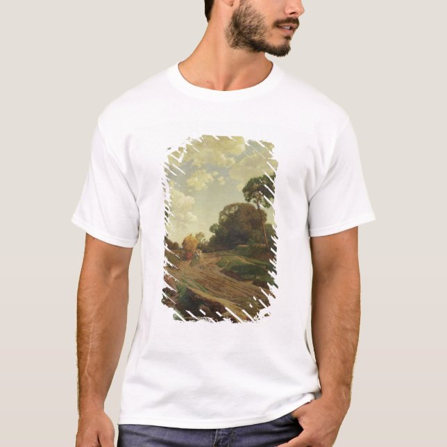 Landscape with Haywagon, c.1858 T-Shirt (Front)