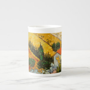 Landscape with House and PloughmaVincent van Gogh  Bone China Mug
