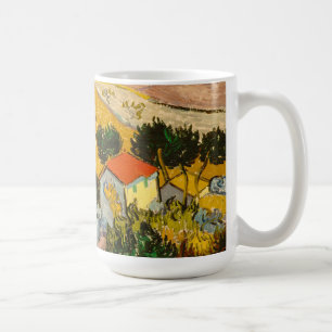 Landscape with House and PloughmaVincent van Gogh Coffee Mug