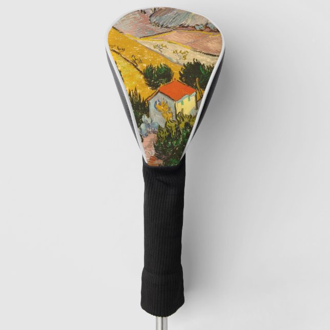 Landscape with House and PloughmaVincent van Gogh  Golf Head Cover (Front)