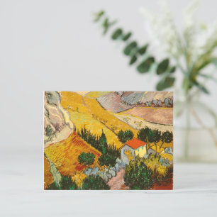 Landscape with House and PloughmaVincent van Gogh  Postcard