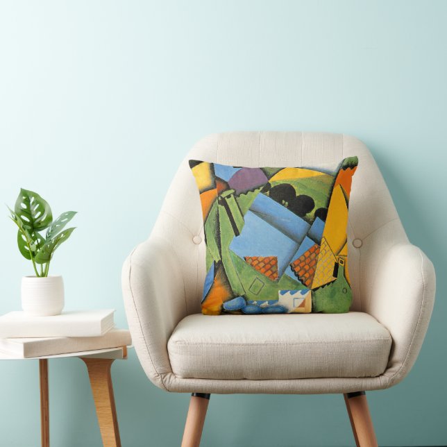 Landscape with Houses at Ceret Cushion (Chair)