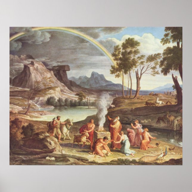 Landscape with Noah's Offering Poster (Front)