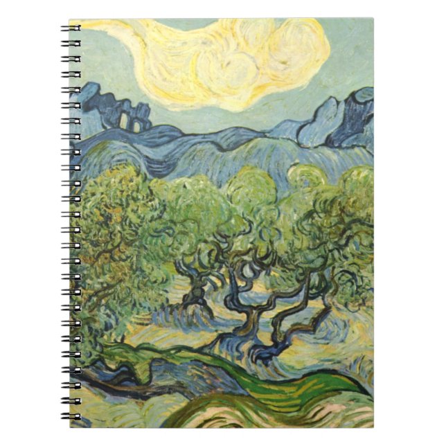 Landscape with Olive Vincent Willem van Gogh    Notebook (Front)
