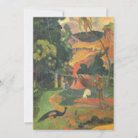 Landscape with Peacocks by Paul Gauguin