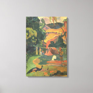 Landscape with Peacocks by Paul Gauguin Canvas Print