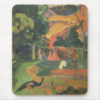 Landscape with Peacocks by Paul Gauguin