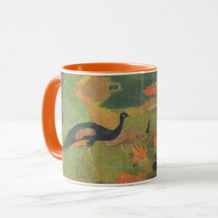 Landscape with Peacocks by Paul Gauguin Mug