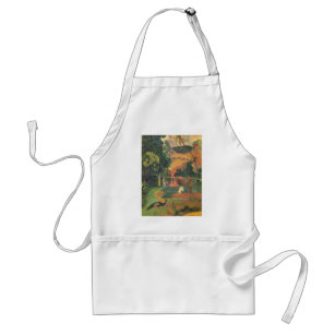 Landscape with Peacocks by Paul Gauguin Standard Apron
