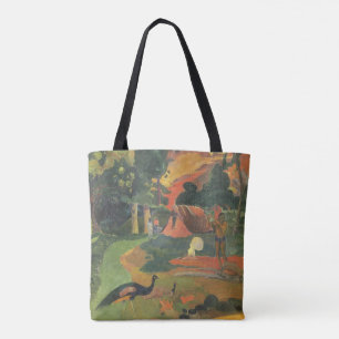 Landscape with Peacocks by Paul Gauguin Tote Bag