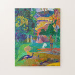Landscape with Peacocks, Gauguin Jigsaw Puzzle<br><div class="desc">Eugène Henri Paul Gauguin (7 June 1848 – 8 May 1903) was a French Post-Impressionist artist. Unappreciated until after his death, Gauguin is now recognised for his experimental use of colour and Synthetist style that were distinct from Impressionism. Towards the end of his life, he spent ten years in French...</div>