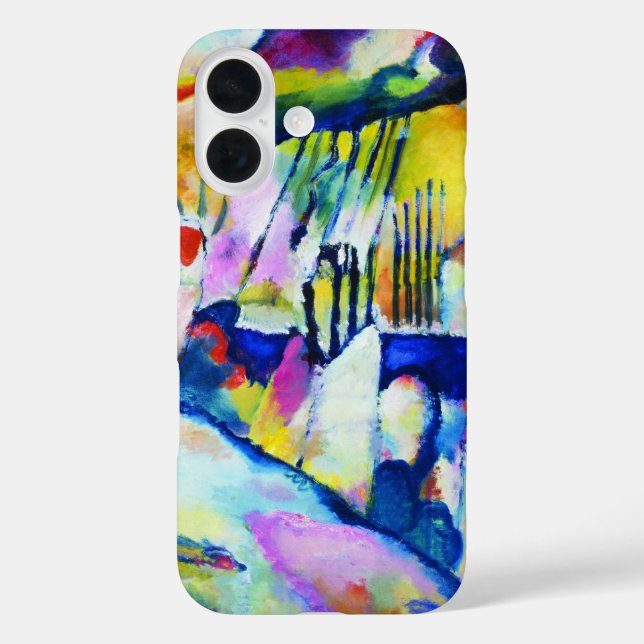 Landscape with Rain by Wassily Kandinsky Case-Mate iPhone Case (Back)
