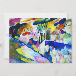 Landscape with Rain by Wassily Kandinsky Invitation