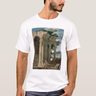 Landscape with ruins and a shepherd T-Shirt