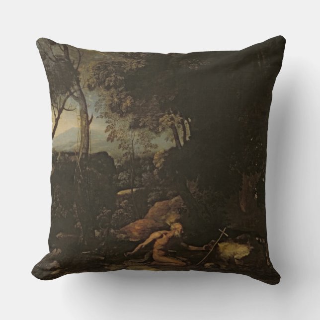 Landscape with St. Jerome Cushion (Front)