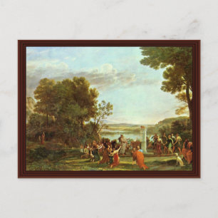Landscape With The Adoration Of The Golden Calf Postcard