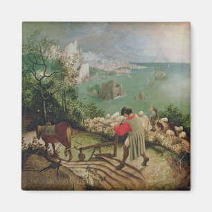Landscape with the Fall of Icarus, c.1555 Magnet