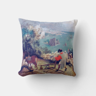 Landscape with the Fall of Icarus, Pieter Bruegel Cushion