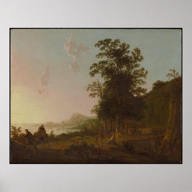 Landscape with the Flight into Egypt Poster (Front)