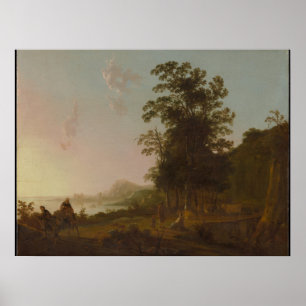 Landscape with the Flight into Egypt Poster