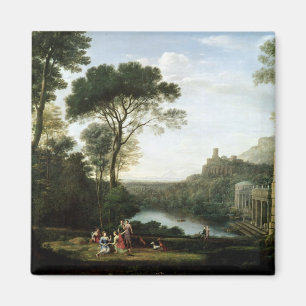 Landscape with the Nymph Egeria Magnet