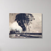 Landscape with Three Trees, 1850