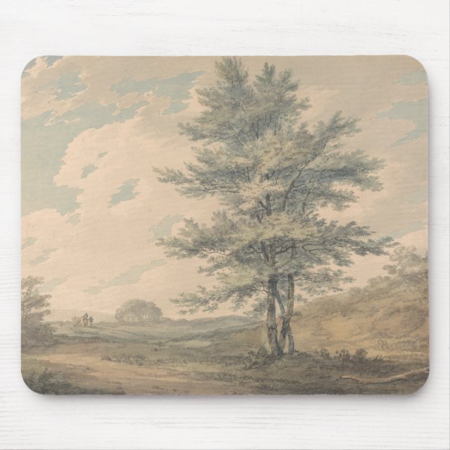 Landscape with Trees and Figures – Joseph Mallord  Mouse Pad (Front)